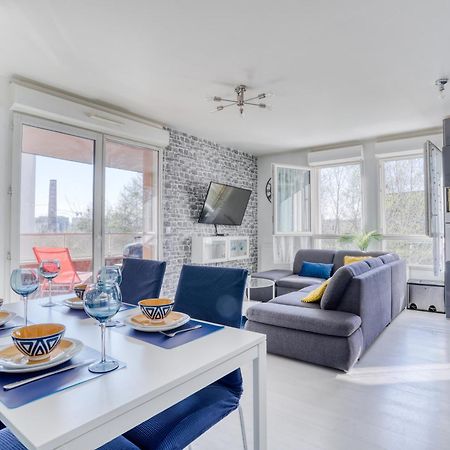 "Le Serenity ", Appartement Spacieux ,Balcon, Parking Prive Gratuit, Netflix, Proche Cdg Et Stade De France Stains Luaran gambar