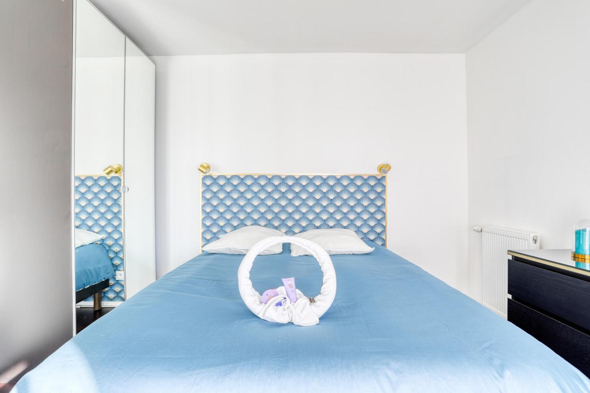 "Le Serenity ", Appartement Spacieux ,Balcon, Parking Prive Gratuit, Netflix, Proche Cdg Et Stade De France Stains Luaran gambar